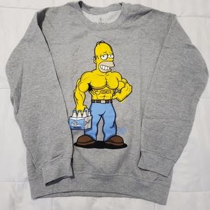 SuperFresh "All Natural" Homer Simpson Crewneck Sweatshirt